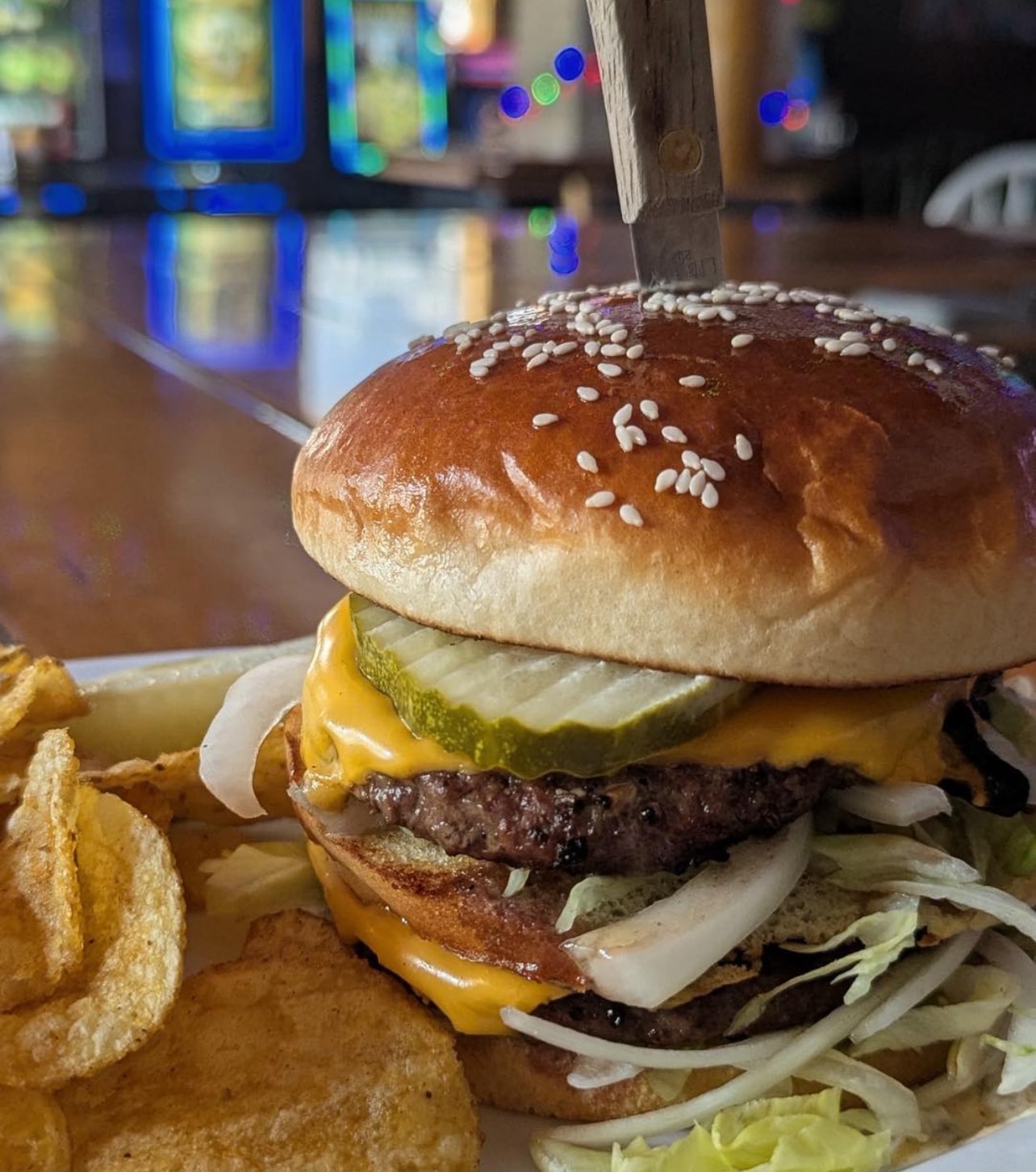 The Baer Burger — Brown Baer's signature dish